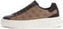 Guess Beige Sneakers 4G Logo Suede Inserts Beige Heren - Thumbnail 16