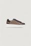 Guess Beige Sneakers 4G Logo Suede Inserts Beige Heren - Thumbnail 10