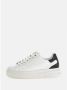 Guess Leren Sneakers Elbina voor Vrouwen White Dames - Thumbnail 3