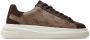 Guess Beige Sneakers 4G Logo Suede Inserts Beige Heren - Thumbnail 15