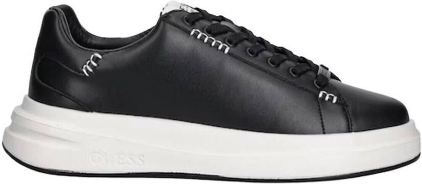Guess Zwarte Leren Sneakers Sportschoenen