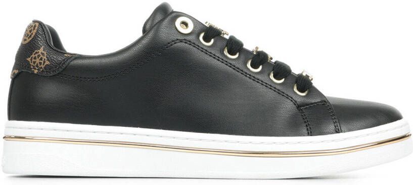GUESS Slip-On Lace-Up Polyurethane Sneakers Wo Black - Foto 5