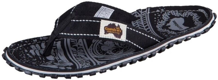 Gumbies Teenslippers Unisex Midnight Black Zwart Grijs - Foto 2