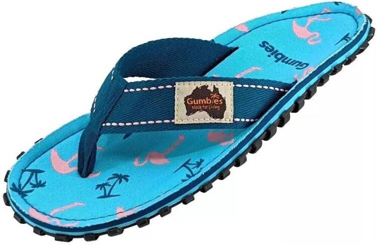 Gumbies Teenslippers Islander Flamingo Island