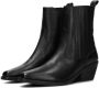 HABOOB Enkellaarsjes Dames Indie Maat: 40 Materiaal: Leer Kleur: Zwart - Thumbnail 5