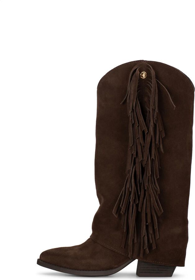 Haboob Joyce Laarzen Suède Dames Bruin - Foto 7