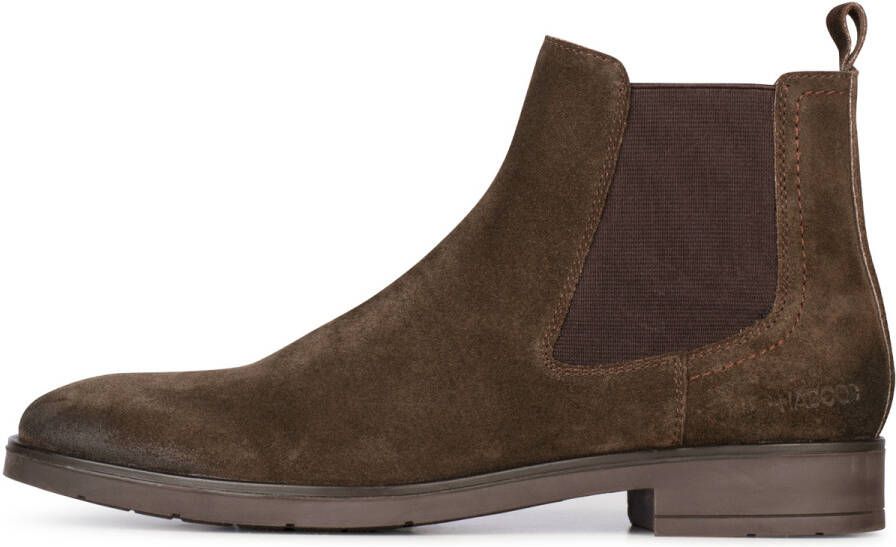 HABOOB Chelsea Boots Heren Liam Suède Bruin
