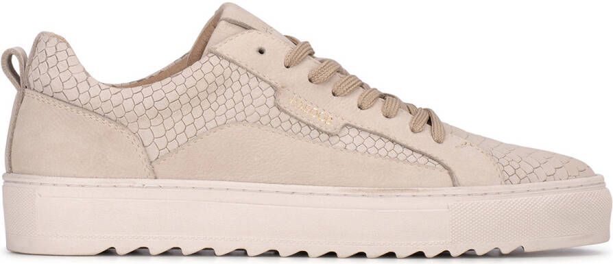 HABOOB Lage Sneakers Heren Lewis Maat: 41 Materiaal: Leer Kleur: Beige - Foto 2