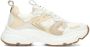 Haboob Lptokio Sneakers Leren Sneaker Dames Wit - Thumbnail 3