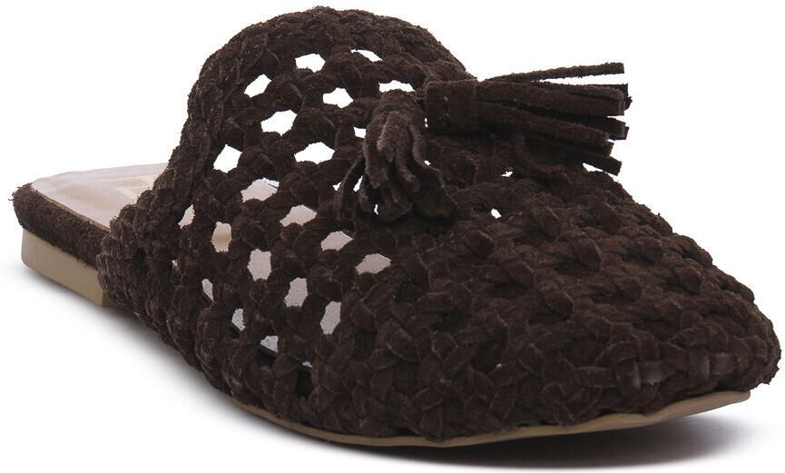 Hadel Slippers DARK BROWN