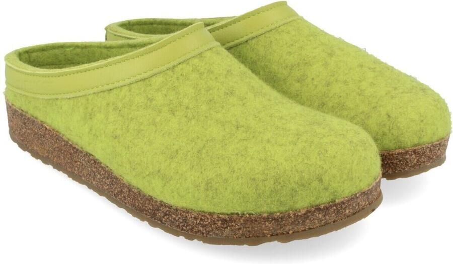 Haflinger Grizzly Torben Pantoffels groen