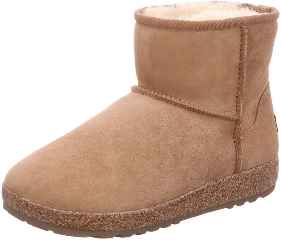 Haflinger Aino Pantoffels beige bruin