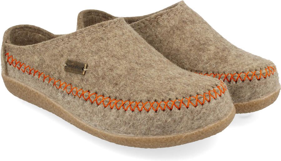 Haflinger Blizzard Credo Pantoffels beige