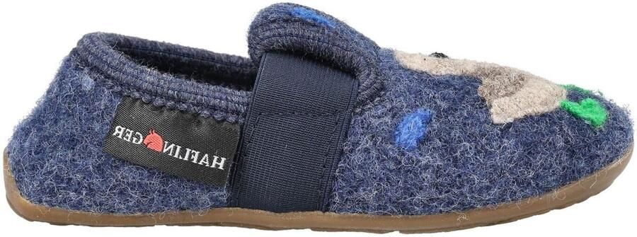 Haflinger Kid's Everest Quak Pantoffels blauw - Foto 2