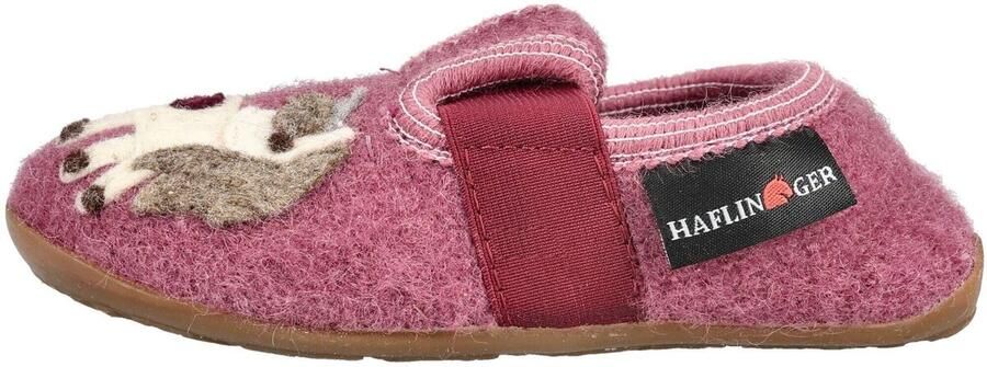Haflinger Kid's Everest Unicorn Pantoffels roze - Foto 2