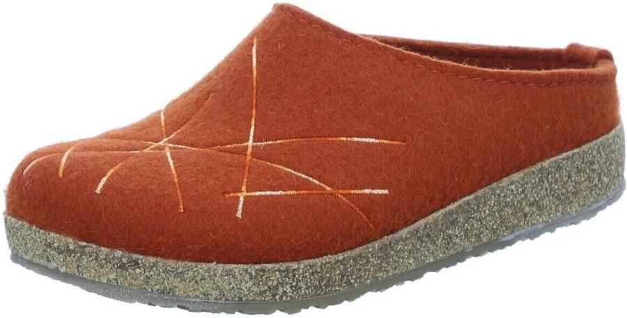 Haflinger Women's Grizzly Mikado Pantoffels rood - Foto 2