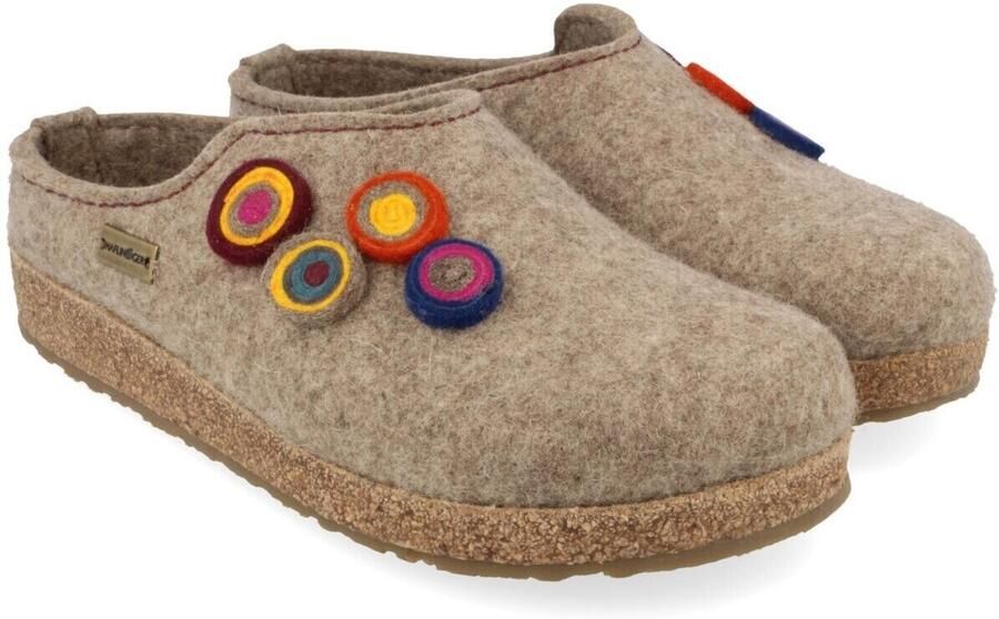 Haflinger Women's Kanon Pantoffels beige