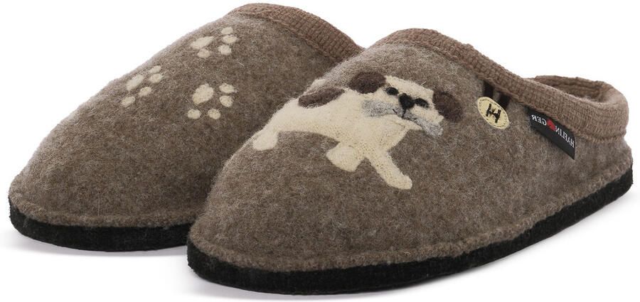 Haflinger Slippers FIDO BEIGE CALZ G