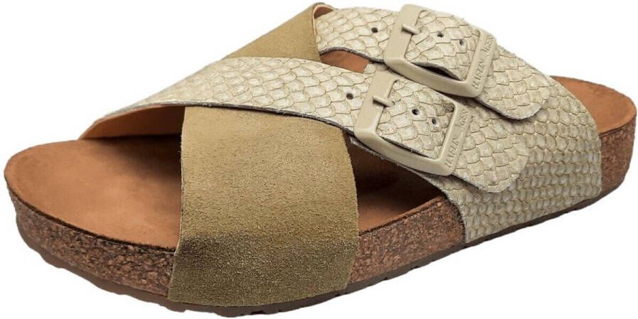 Haflinger Women's Bio Amiga Sandalen beige