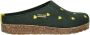 Haflinger Women's Grizzly Cuoricini Pantoffels groen - Thumbnail 1