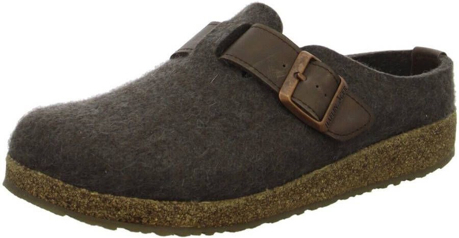 Haflinger Grizzly Chicago Pantoffels bruin