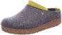 Haflinger Grizzly Speed Pantoffels grijs - Thumbnail 1
