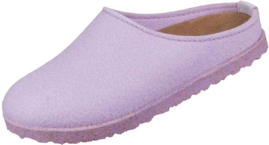Haflinger Manhattan Pantoffels purper