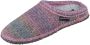 Haflinger Walktoffel Tricoté Pantoffels bruin - Thumbnail 1