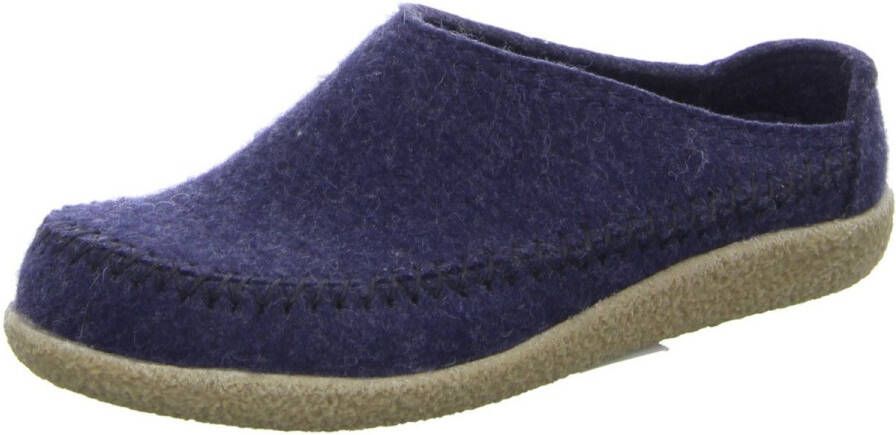 Haflinger Blizzard Credo Pantoffels blauw