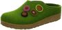 Haflinger Women's Kanon Pantoffels groen - Thumbnail 2