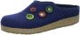 Haflinger Women's Kanon Pantoffels blauw - Thumbnail 1