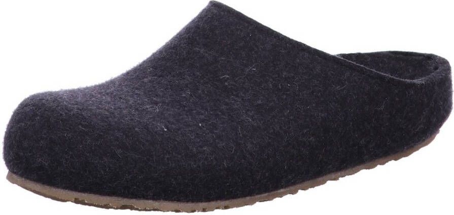 Haflinger Michl Pantoffels zwart
