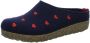 Haflinger Women's Grizzly Cuoricini Pantoffels zwart - Thumbnail 3