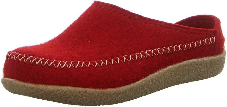 Haflinger Blizzard Credo Pantoffels rood