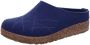 Haflinger Women's Grizzly Mikado Pantoffels blauw - Thumbnail 1
