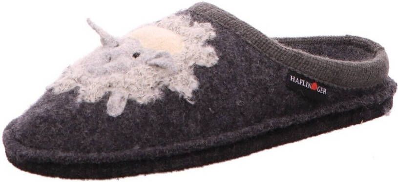 Haflinger Flair Lamby Pantoffels grijs