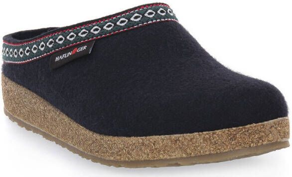 Haflinger Pantoffels FRANZL BLU CALZ G