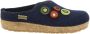 Haflinger Women's Kanon Pantoffels blauw - Thumbnail 1
