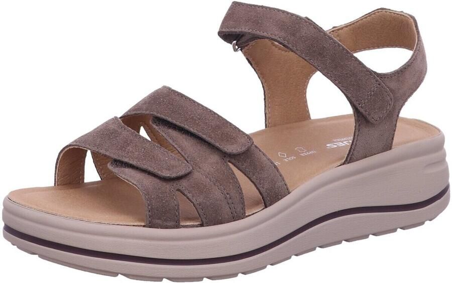 Hartjes 132.2004 30 41.00 Sandalen Grijs Suede Dames Breedtemaat H Grijs - Foto 3