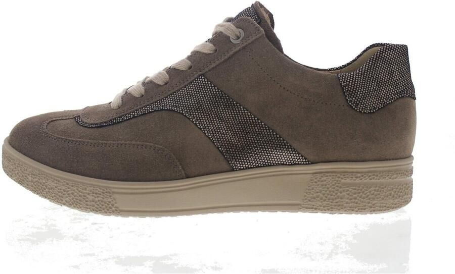 Hartjes 162.2702 34 41.38 Sophie Sneakers Beige Suede Dames Breedtemaat H Beige - Foto 8