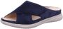 Hartjes 122.1116 99 47.00 Blauw suède dames slippers wijdte G - Thumbnail 2