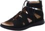 Hartjes 132.1103 99~~~~~~~~~~~~~~~~~~~ Platte sandalenDames Sandalen Zwart - Thumbnail 2
