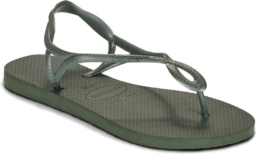 Havaianas Bruine Luna Rubberen Platte Sandalen - Foto 4