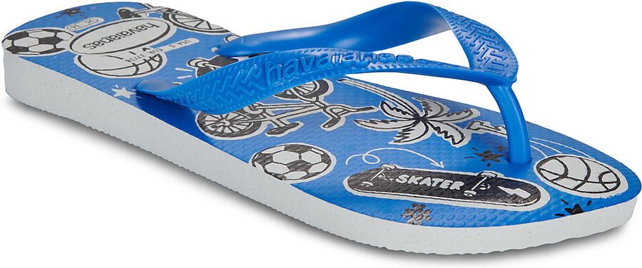 Havaianas HAV. KIDS ATHLETIC Wit Blauw Jongens Slippers Wit Blauw - Foto 2
