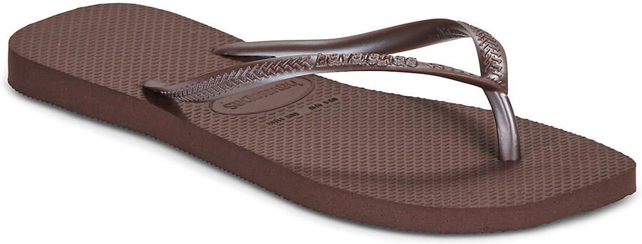 Havaianas Slim Square Flip Flops Dames Bruin- Dames Bruin