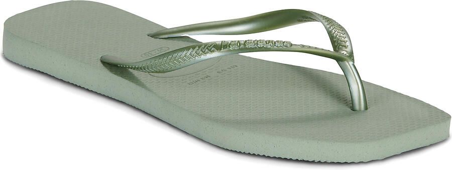 Havaianas Slim Square Flip Flops Dames Groen- Dames Groen