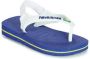 Havaianas Baby Brasil Logo Unisex Slippers Marine Blue - Thumbnail 2
