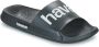Havaianas Klassieke Logo Slide Sandalen Blue - Thumbnail 2