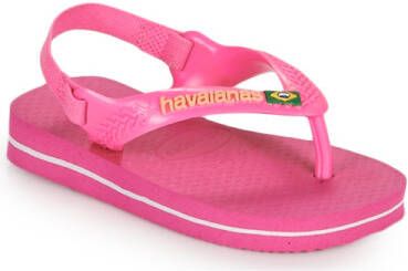 Havaianas Baby Brasil Logo II Meisjes Slippers Pink Flux - Foto 5