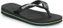 Havaianas Brasil Logo Zwart Rubber Teenslippers Unisex - Thumbnail 9